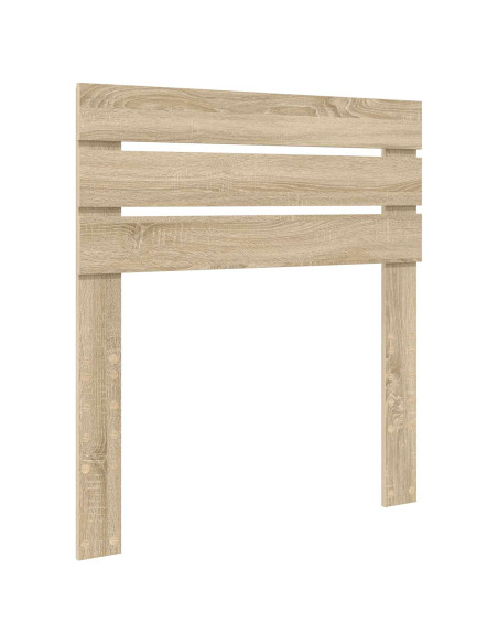 Testiera con testiera Rovere Sonoma 90 cm Legno multistrato