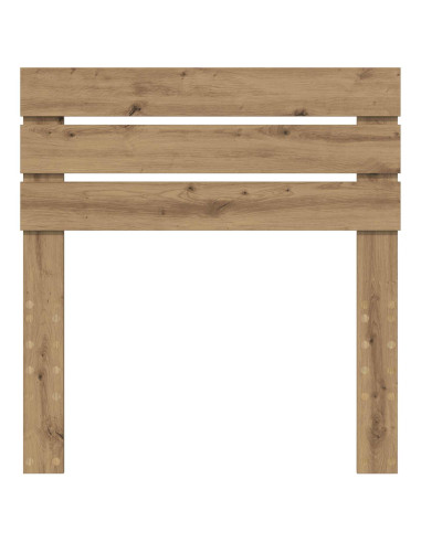 Testiera Rovere artigianale 90 cm Legno multistrato