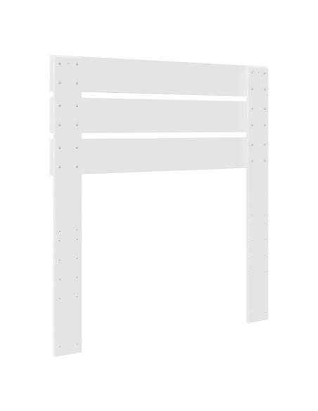 Testiera con testiera Bianco 75 cm Legno multistrato