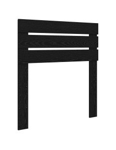 Testiera con testiera Rovere Nero 75 cm Legno multistrato 2