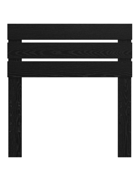 Testiera con testiera Rovere Nero 75 cm Legno multistrato