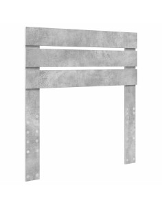 Testiera con testiera Grigio cemento 75 cm Legno multistrato 2