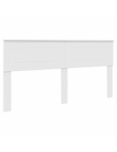 Testiera con testiera Bianco Lucido 200 cm Legno multistrato 2