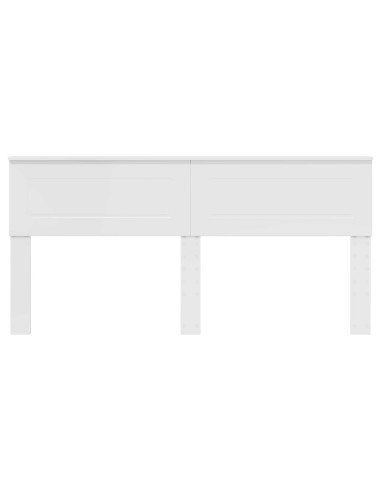 Testiera con testiera Bianco Lucido 200 cm Legno multistrato