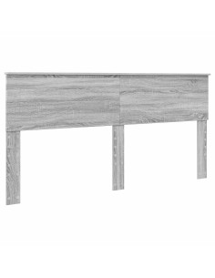 Testiera con testiera Grigio Sonoma 200 cm Legno multistrato 2