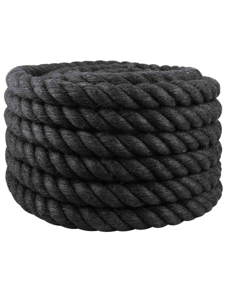 Corda di Juta 36 Nero 100% juta Tossa