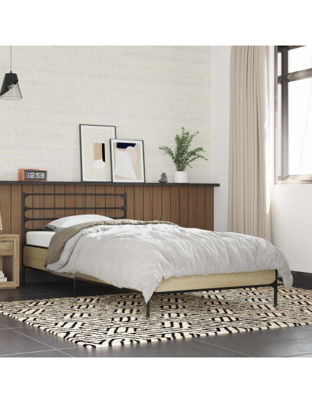 Struttura del letto Rovere Sonoma 80 x 200 cm