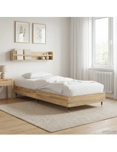 Struttura del letto Rovere Sonoma 80 x 200 cm
