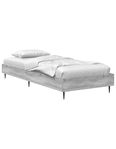 Struttura del letto Sonoma grigio 80 x 200 cm