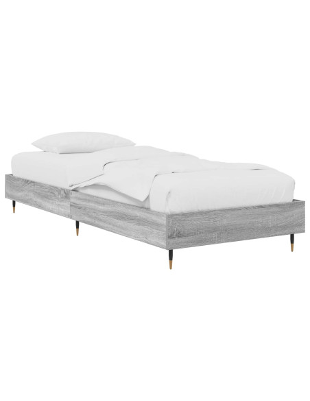 Struttura del letto Sonoma grigio 80 x 200 cm