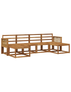 Set di divani da esterno 6 pcs Naturale