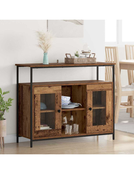 Credenza Legno vecchio 100 x 35 x 80 cm Legno multistrato