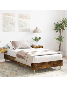 Struttura del letto Rovere Fumo 80 x 200 cm