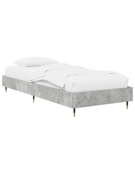 Struttura del letto Grigio Cemento 80 x 200 cm