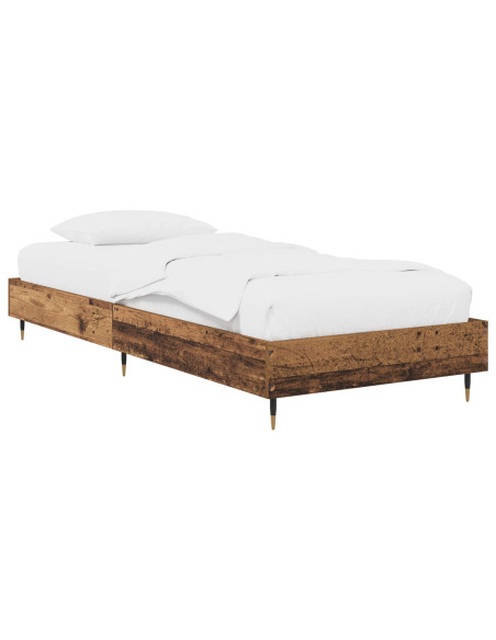 Struttura del letto Legno antico 80 x 200 cm