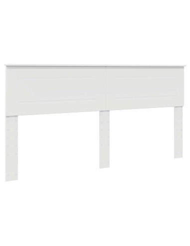 Testiera con testiera Bianco 180 cm Legno multistrato