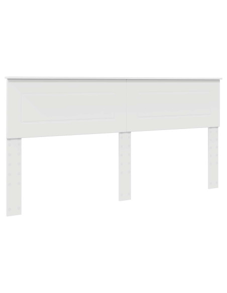 Testiera con testiera Bianco 180 cm Legno multistrato