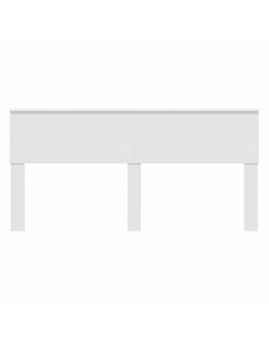 Testiera con testiera Bianco 180 cm Legno multistrato