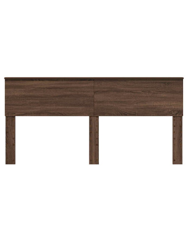 Testiera con testiera Rovere Marrone 180 cm Legno multistrato