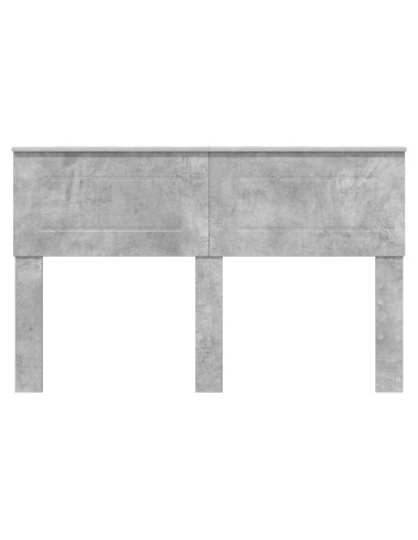 Testiera con testiera Grigio cemento 150 cm Legno multistrato