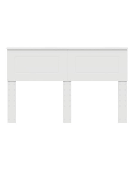 Testiera con testiera Bianco 140 cm Legno multistrato
