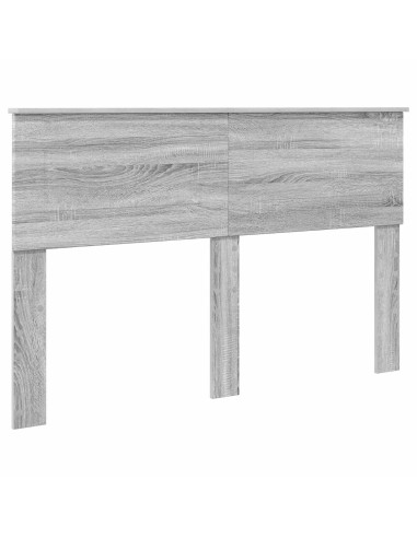 Testiera con testiera Grigio Sonoma 140 cm Legno multistrato
