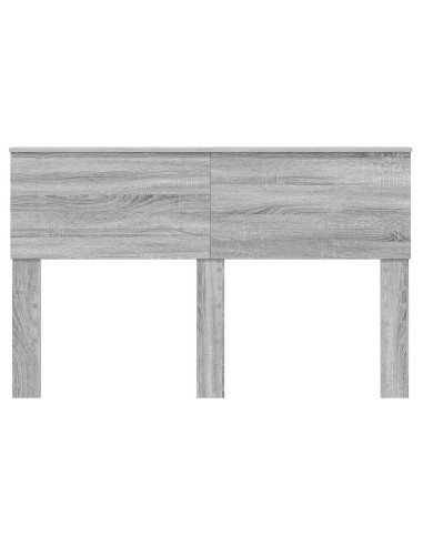 Testiera con testiera Grigio Sonoma 140 cm Legno multistrato
