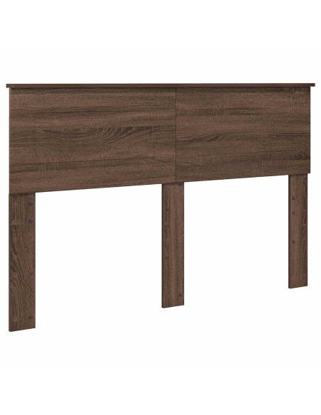 Testiera con testiera Rovere Marrone 140 cm Legno multistrato