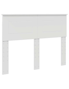 Testiera con testiera Bianco 135 cm Legno multistrato 2