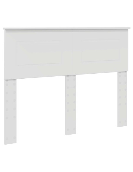 Testiera con testiera Bianco 135 cm Legno multistrato