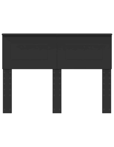 Testiera con testiera Rovere Nero 135 cm Legno multistrato