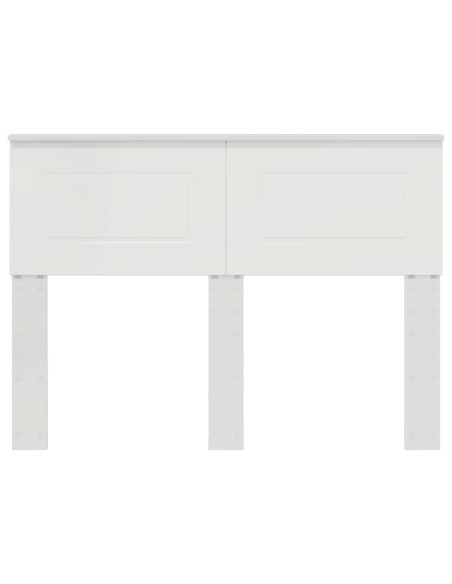 Testiera con testiera Bianco Lucido 135 cm Legno multistrato