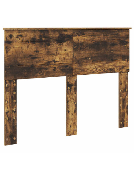 Testiera con testiera Rovere fumé 135 cm Legno multistrato