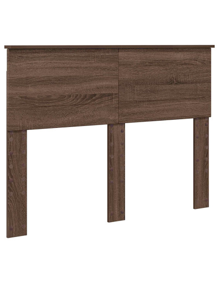 Testiera con testiera Rovere Marrone 135 cm Legno multistrato