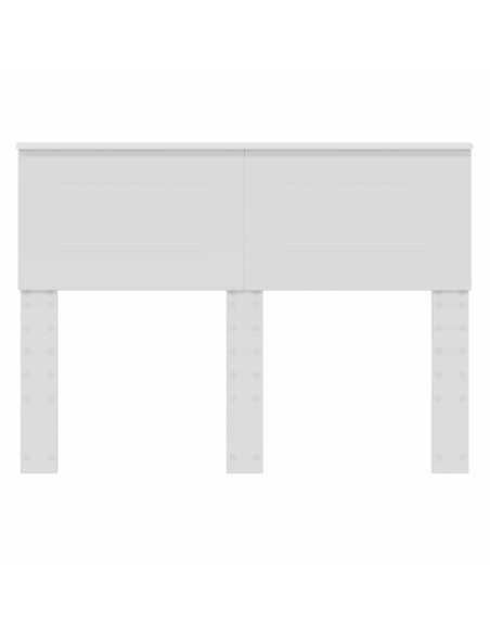 Testiera con testiera Bianco 120 cm Legno multistrato