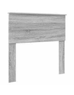 Testiera con testiera Grigio Sonoma 100 cm Legno multistrato 2