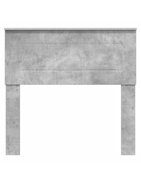 Testiera con testiera Grigio cemento 90 cm Legno multistrato
