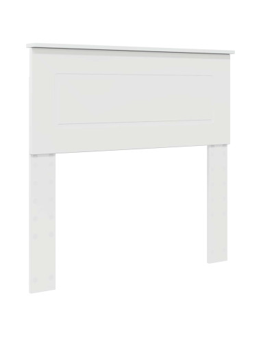 Testiera con testiera Bianco Lucido 90 cm Legno multistrato