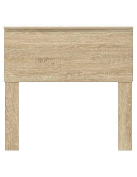 Testiera con testiera Rovere Sonoma 75 cm Legno multistrato
