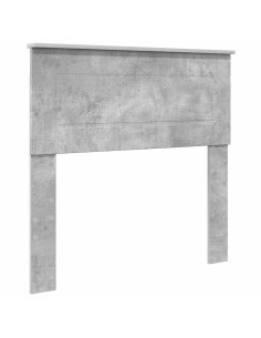 Testiera con testiera Grigio cemento 75 cm Legno multistrato 2
