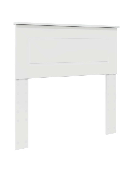 Testiera con testiera Bianco Lucido 75 cm Legno multistrato