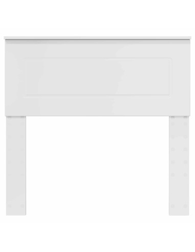 Testiera con testiera Bianco Lucido 75 cm Legno multistrato