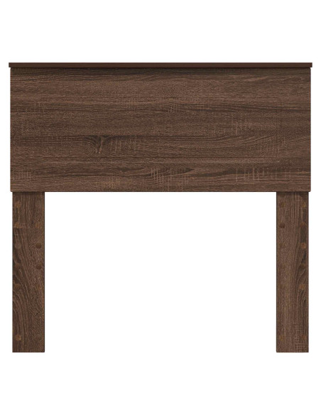Testiera con testiera Rovere Marrone 75 cm Legno multistrato