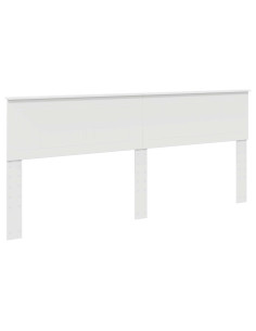 Testiera con testiera Bianco 200 cm Legno multistrato 2