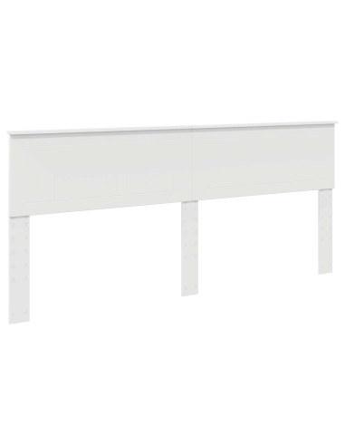 Testiera con testiera Bianco 200 cm Legno multistrato