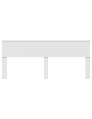 Testiera con testiera Bianco 200 cm Legno multistrato