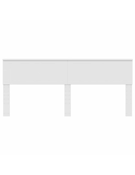 Testiera con testiera Bianco 200 cm Legno multistrato