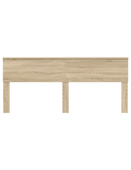 Testiera con testiera Rovere Sonoma 200 cm Legno multistrato