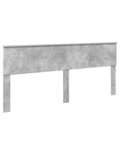 Testiera con testiera Grigio cemento 200 cm Legno multistrato 2