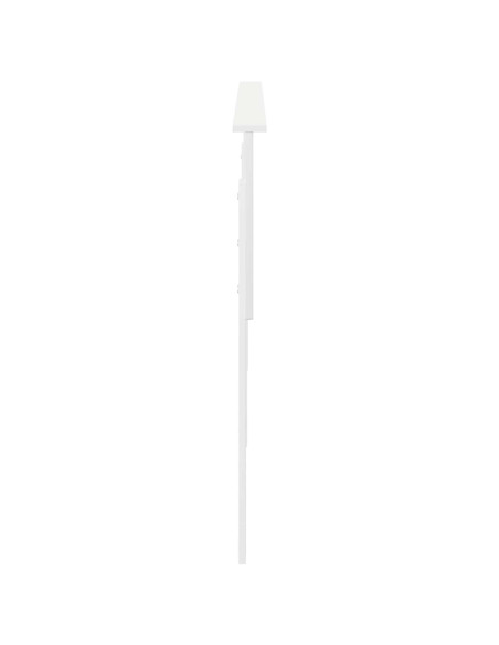 Testiera con testiera Bianco Lucido 200 cm Legno multistrato